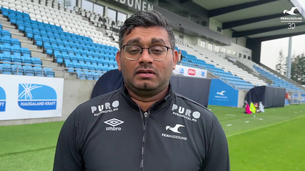San etter første trening